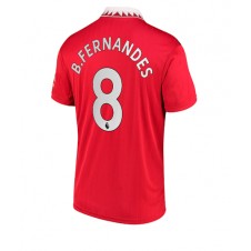 Manchester United Bruno Fernandes #8 Hjemmedrakt 2022-23 Kortermet